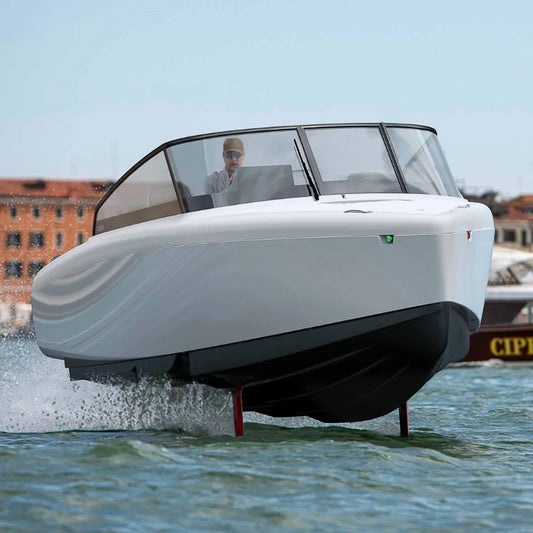 Electric Hydrofoiling on the Lake